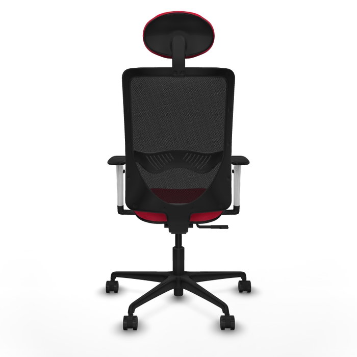 PIQUERAS Y CRESPO Silla de oficina Zulema con mecanismo Sincro, Rojo y Negro PIQUERAS Y CRESPO Silla de oficina Zulema con mecanismo Sincro, Rojo y Negro