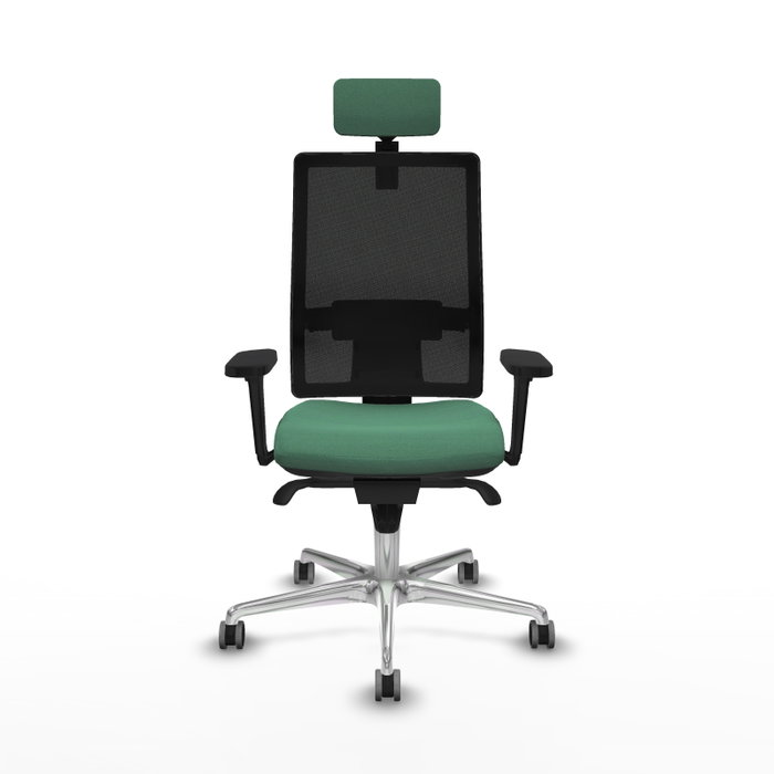 PIQUERAS Y CRESPO Silla de oficina Horna con mecanismo Sincro Verde esmeralda PIQUERAS Y CRESPO Silla de oficina Horna con mecanismo Sincro Verde esmeralda