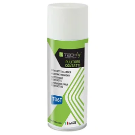 Techly ICA-CA T06T Spray Limpiador de Aire Comprimido para Contactos, Equipos y Componentes Electrónicos 200 ml