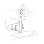 Tooq Soporte de Mesa para Monitor 17-27 Pulgadas con Soporte para CPU, Negro