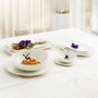 Plato Llano Porcelana Ala Elevada Vital Coupe Ariane 24 cm