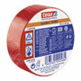 Tesa Cinta aislante homologada roja 25 mm x 25 m