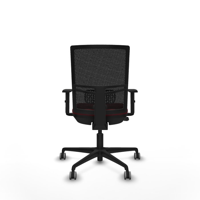 PIQUERAS Y CRESPO Silla de oficina Yunquera con mecanismo Sincro/Traslack Granate y Negro PIQUERAS Y CRESPO Silla de oficina Yunquera con mecanismo Sincro/Traslack Granate y Negro