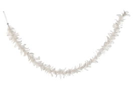 DKD Home Decor Guirnalda Navidad Fantasia Blanco 8 x 150 x 8 cm (6 Unidades)