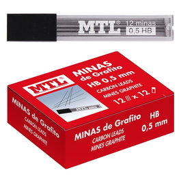 DOHE Minas 0,5 mm HB (Tubo de 12)