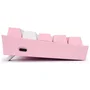 Redragon K617 Fizz RGB white/pink Teclado Mecánico Gaming 61 Teclas USB-C Cable 1.5m Blanco