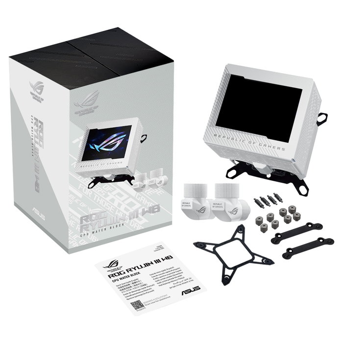 Asus ROG RYUJIN III WB White Edition Bloque de agua Blanco