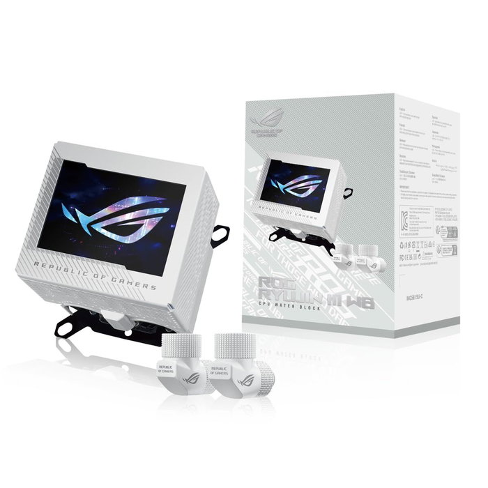 Asus ROG RYUJIN III WB White Edition Bloque de agua Blanco