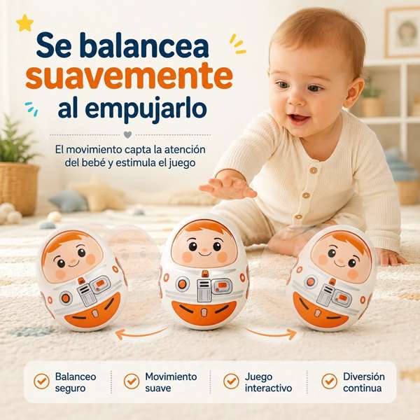 Hola Tentetieso Astronauta con movimientos suaves