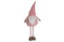 DKD Home Decor Figura Gnomo Rosa Poliéster 30x15x84 cm