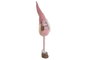 DKD Home Decor Figura Gnomo Rosa Poliéster 30x15x84 cm