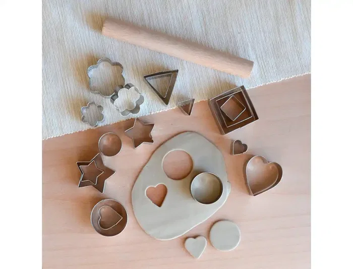 Sio-2 Cortador Metálico SIO-2 Corazón para Cerámica y Modelado - Set de 3 Piezas - Herramientas Manualidades