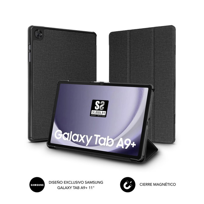 Subblim Funda Shock Case para Samsung Galaxy Tab A9+ de 11 pulgadas, Negro