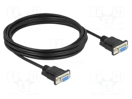 DeLOCK Cable RS-232 D-Sub9 Hembra a Hembra Módem Nulo 4 m