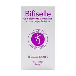 Bromatech Bifiselle 30 cápsulas - Probiótico con 4 cepas de bifidobacterias