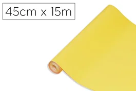 D-c-fix Rollo Adhesivo Decorativo Amarillo Lima, 45 cm x 15 m, Papel Autoadhesivo para Manualidades DIY, Bricolaje, Decoración y Renovación de Muebles