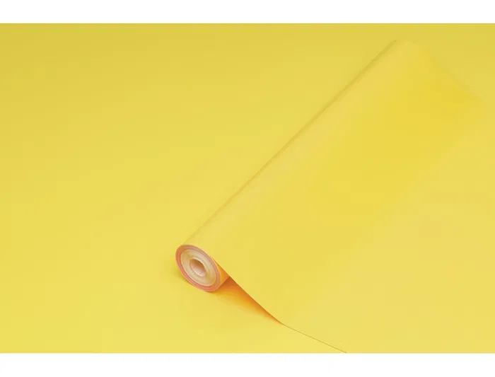 D-c-fix Rollo Adhesivo Decorativo Amarillo Lima, 45 cm x 15 m, Papel Autoadhesivo para Manualidades DIY, Bricolaje, Decoración y Renovación de Muebles