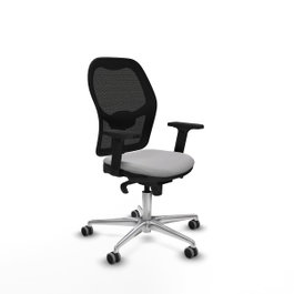 PIQUERAS Y CRESPO Silla de oficina Jorquera Gris claro y Negro