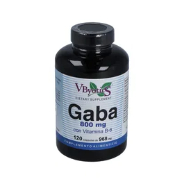 VBYOTICS Gaba 800Mg 120 Cápsulas - Apoyo Sistema Nervioso