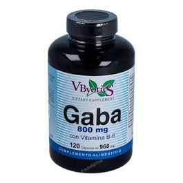 VBYOTICS Gaba 800Mg 120 Cápsulas - Apoyo Sistema Nervioso