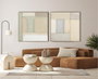 DKD Home Decor Cuadro Lienzo Abstracto Set de 2