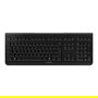 CHERRY KW 3000 Teclado Inalámbrico QWERTZ Alemán Negro con Teclado Numérico y Teclas de Acceso Directo USB Plug & Play
