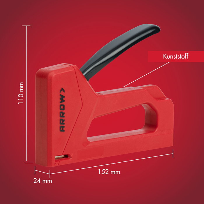 Arrow JT21 PK Grapadora Manual con 1.000 Grapas JT21 de 10 mm