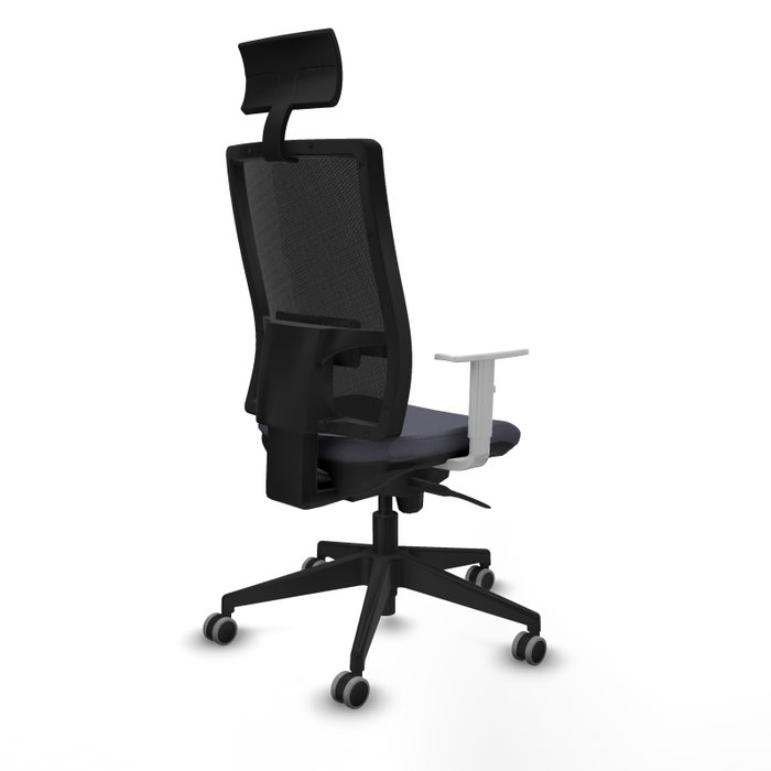 PIQUERAS Y CRESPO Silla de oficina Horna con mecanismo Sincro, Gris oscuro y Negro PIQUERAS Y CRESPO Silla de oficina Horna con mecanismo Sincro, Gris oscuro y Negro