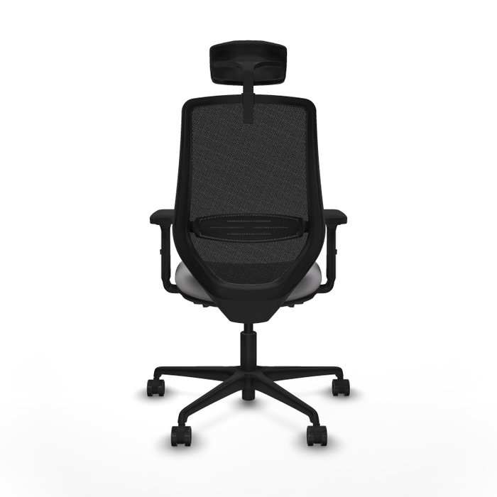 PIQUERAS Y CRESPO Silla de oficina Mardos con mecanismo Sincro/Traslack, Gris y Negro
