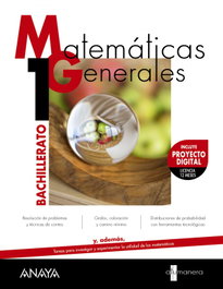 ANAYA, MATEMÁTICAS GENERALES 1ºBACHILLERATO. OTROS MUNDOS 2022 - ANAYA