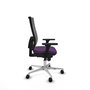 PIQUERAS Y CRESPO Silla de oficina Horna con Mecanismo Sincro, Morado y Gris
