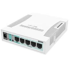 Mikrotik RB260GS Switch Inteligente 6 Puertos Gigabit Ethernet RJ45 10/100/1000 y 1 Puerto SFP