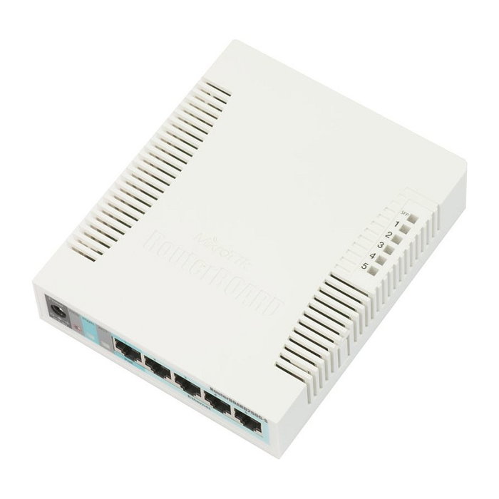 MikroTik CSS106-5G-1S Switch Gigabit con SFP y PoE MikroTik CSS106-5G-1S Switch Gigabit con SFP y PoE