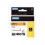 Dymo Rhino Cinta ID1-19 Negro/naranja Vinilo 19mm x 5,5m