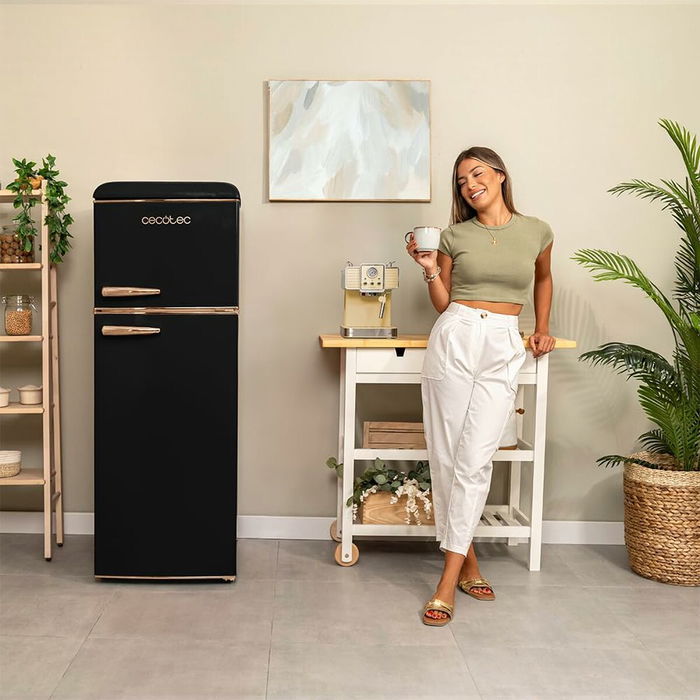 Cecotec frigorífico combinado negro 215 L Bolero CoolMarket 2D Origin 2 puertas E
