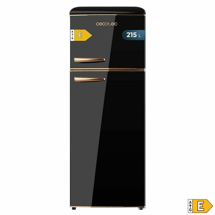 Cecotec frigorífico combinado negro 215 L Bolero CoolMarket 2D Origin 2 puertas E
