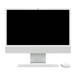 Apple iMac 24 Silber CTO M4 8-Core Gigabit Ethernet