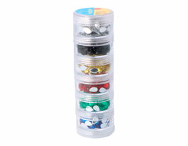 Innspiro Set de Gemas Acrílicas en Forma de Gota, Colores Básicos, 600u. Aprox. 5x8mm