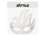 Gafas antifaz ornamental blanca para DIY y fiestas