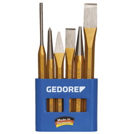 Gedore Juego de herramientas de 6 piezas con soporte de PVC