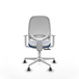 PIQUERAS Y CRESPO Silla de oficina Cilanco Azul y Blanco