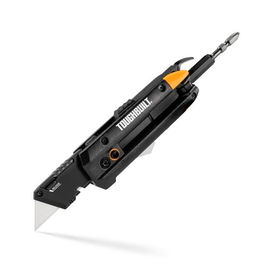 Toughbuilt Cúter Electricista Plegable 5 en 1 Multiusos con Cortador de Cables, Destornillador, Palanca y Portapuntas para Cinturón