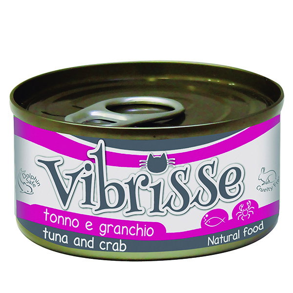 Croci Vibrisse Cat Atún y Cangrejo 70g Croci Vibrisse Cat Atún y Cangrejo 70g