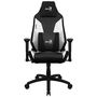 Aerocool Silla Gaming Admiral Negra Blanca con Tecnología AIR para Ventilación y Frescura Prolongada