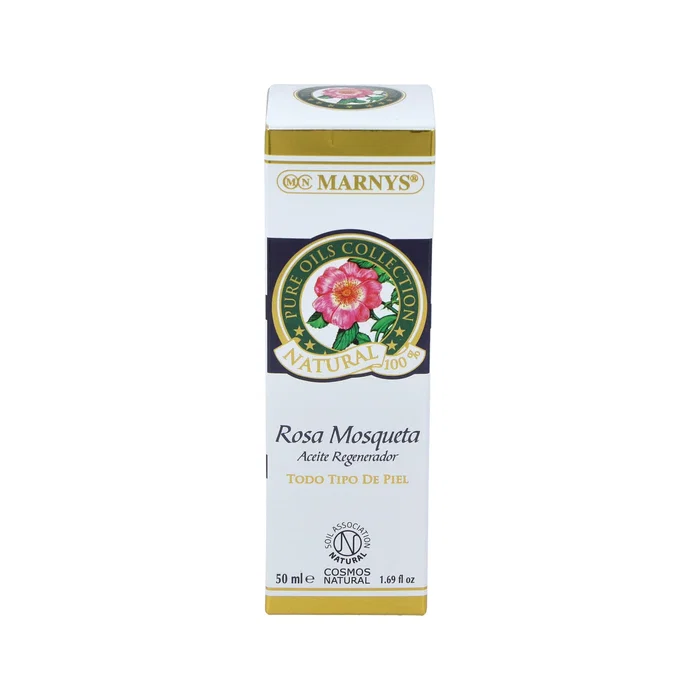 MARNYS Aceite de Rosa Mosqueta 50 ml - Regenera, Hidrata y Restaura la Elasticidad de la Piel MARNYS Aceite de Rosa Mosqueta 50 ml - Regenera, Hidrata y Restaura la Elasticidad de la Piel