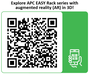APC Easy Rack 42U Negro con Paneles Laterales y Ruedas