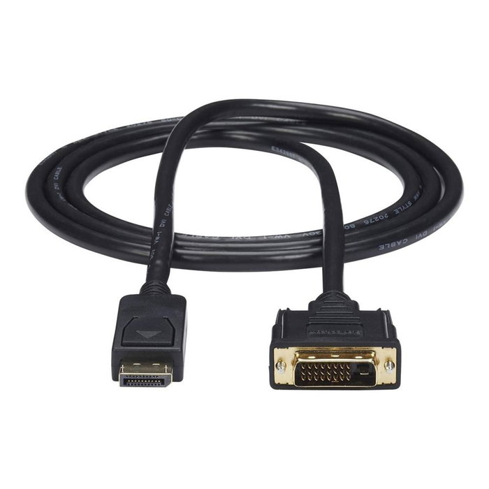StarTech Adaptador Cable DisplayPort Macho a DVI-D Macho, 1.8 m, Resolución Hasta 1920x1200 StarTech Adaptador Cable DisplayPort Macho a DVI-D Macho, 1.8 m, Resolución Hasta 1920x1200