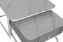 DKD Home Decor Mesa Centro Glam Blanco Piedra Sinterizada y Metal Set de 2 70x45x70 cm
