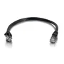 C2G 83181 Cable de Red Patch Cable Cat5e U/UTP 1 m - Conectores RJ-45 Macho a Macho, Color Negro para Ethernet y Redes