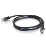 C2G 83181 Cable de Red Patch Cable Cat5e U/UTP 1 m - Conectores RJ-45 Macho a Macho, Color Negro para Ethernet y Redes